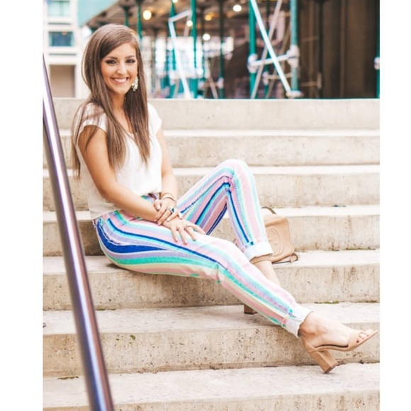 BDG Rainbow Stripe Jeans 🌈 - Picture 2 of 3